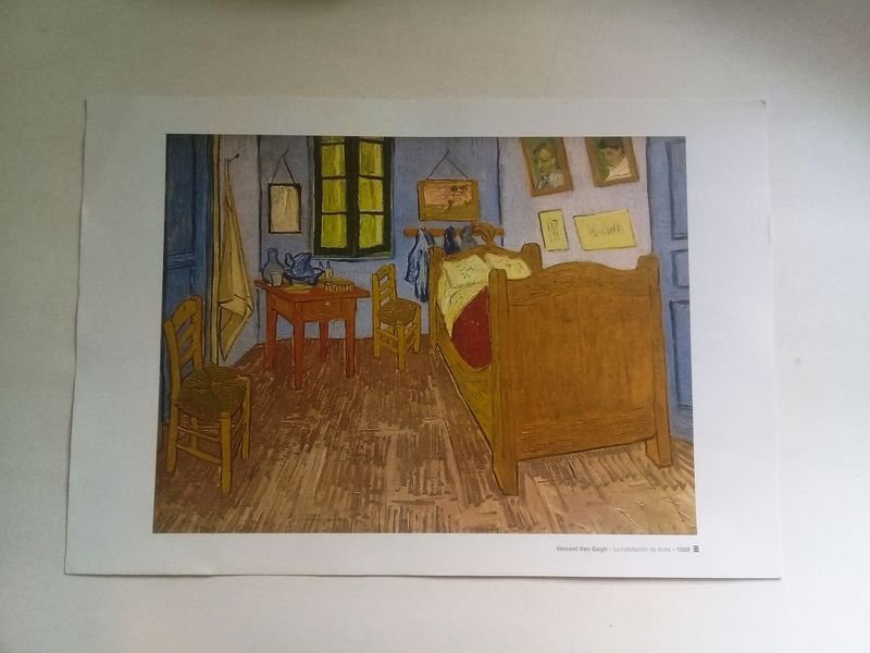 Lamina Vincent Van Gogh - La habitación de Arles 1888 - imagen 4
