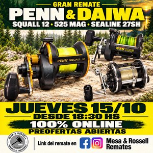 Gran Remate de Caza, Pesca y Camping: Reels Abu Garcia, Penn, Cañas, Cuchillería y Más - imagen 3