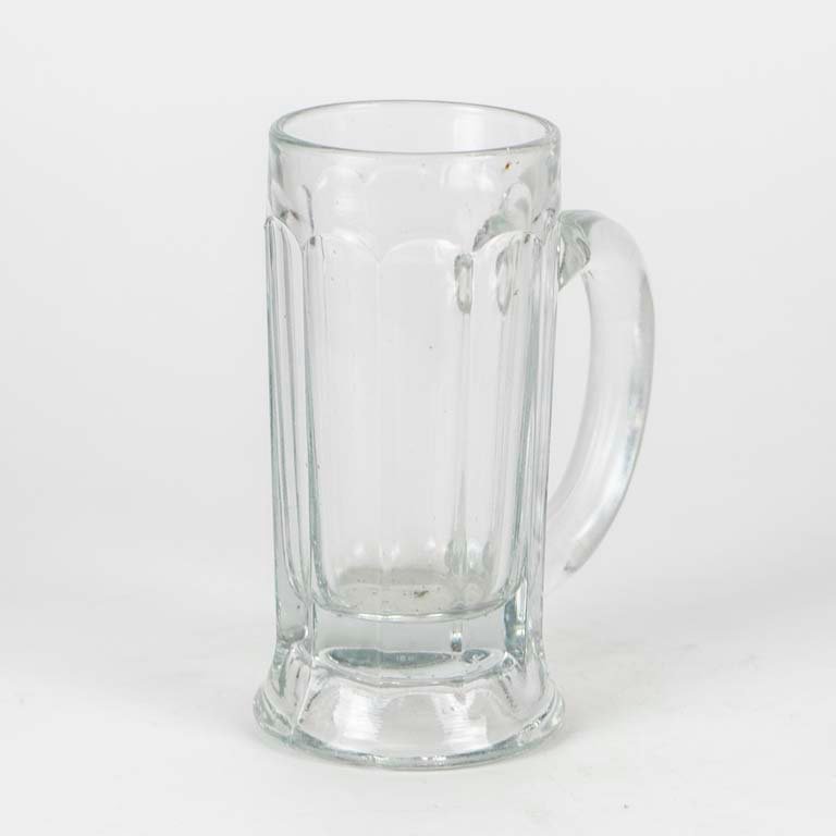 Jarra de cerveza de vidrio facetado para venta - imagen 2