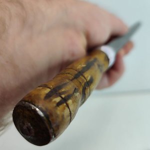 Chaira Artesanal con Mango de Madera - Hoja de 22cm - imagen 3