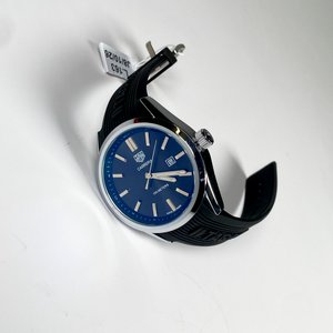 Reloj TAG Heuer Carrera Caballero Malla Goma Azul 100m - imagen 2