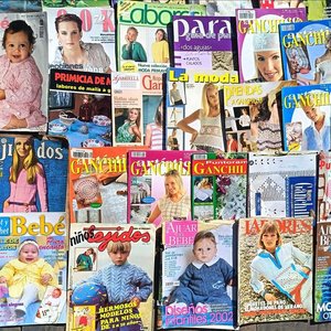 Lote de Revistas Antiguas de Ganchillo, Tejidos y Labores - imagen 4