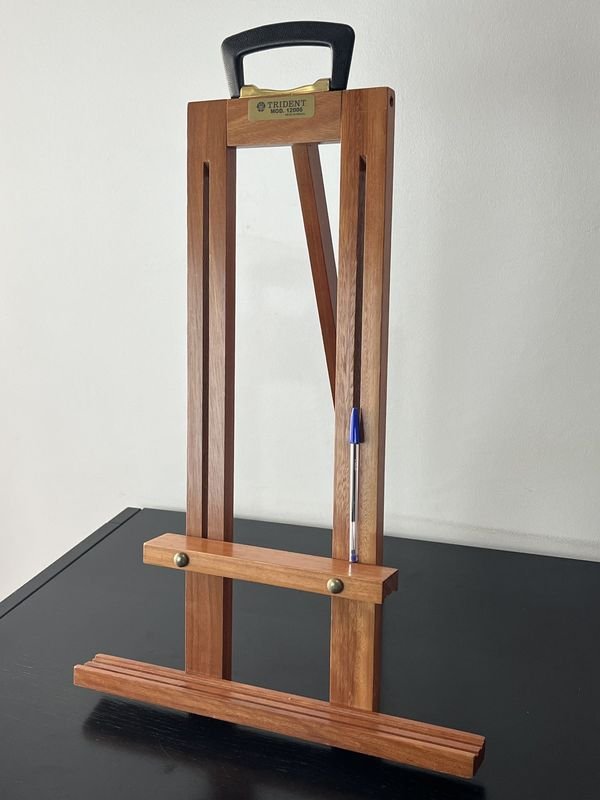 Atril de mesa en madera con manija - Manualidades y artesanías - imagen 3