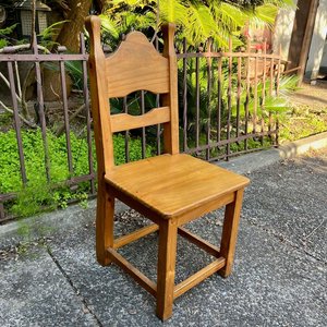 Juego de 4 Sillas Rústicas de Madera Maciza con Almohadones - imagen 6
