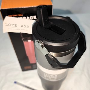 Vaso Térmico de Acero Inoxidable 900ml con Tapa y Pico, Nuevo en Caja - imagen 3