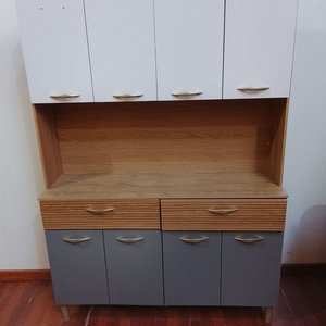 Mueble de Guardado Nórdico con Estantes, Cajones y Puertas - imagen 3