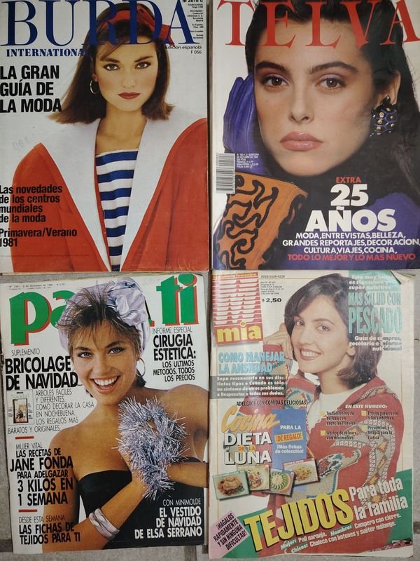 Revistas Vintage de Moda de Paris