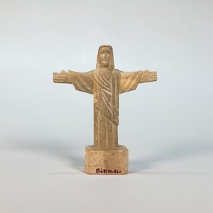 Lote siguiente: Escultura Cristo Redentor en Piedra, 17 cm