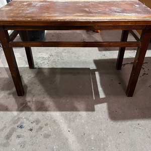 Lote siguiente: Mesa Banqueta de Madera Rústica