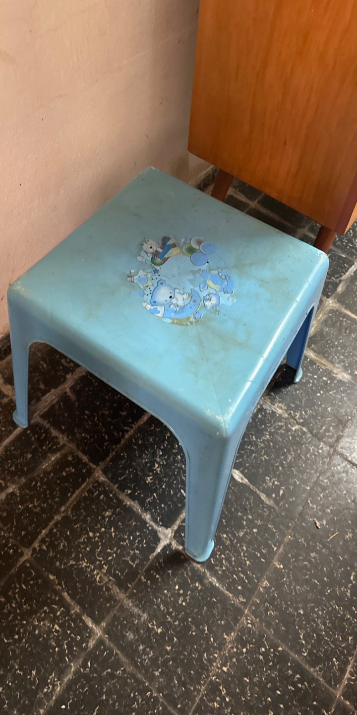 Mesa Infantil Plástico Celeste