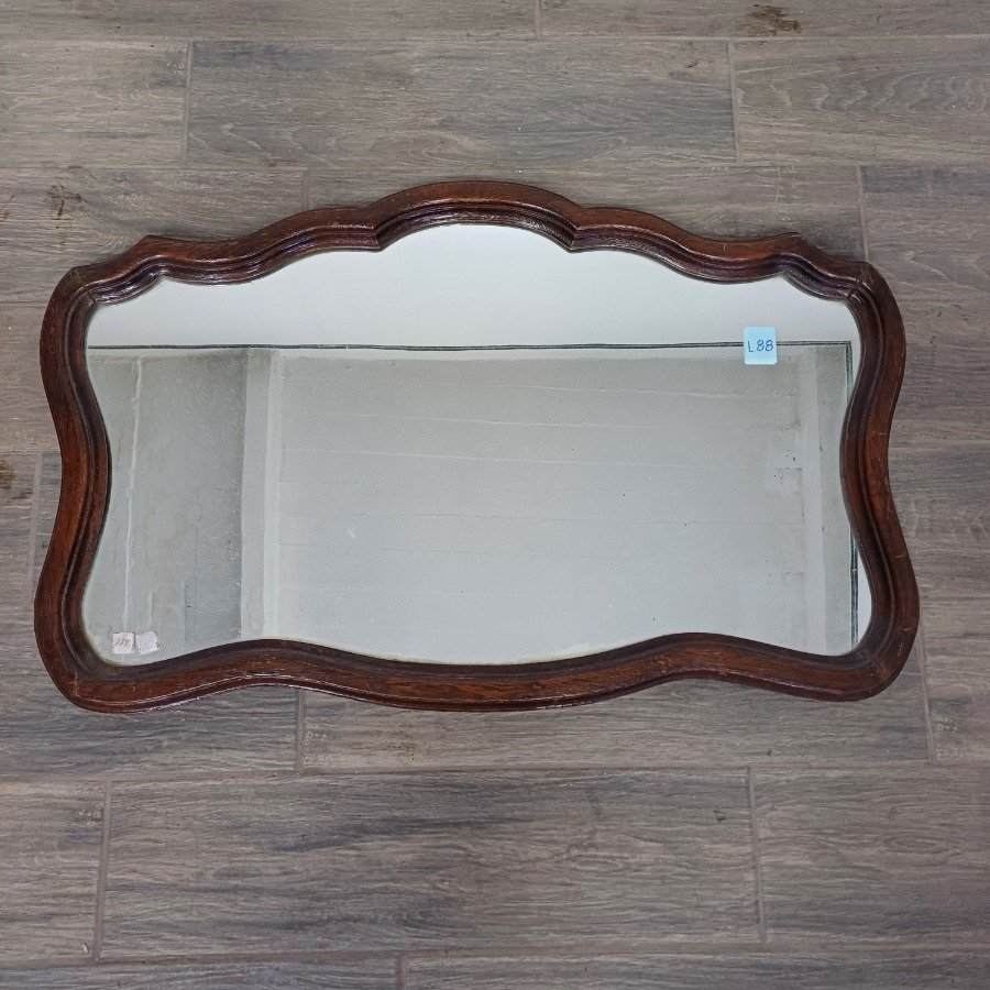 Espejo de madera maciza para decoración - imagen 2