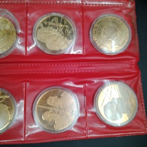 Set de 8 Medallas de Bronce del Sesquicentenario de Hechos Históricos con Cápsulas - imagen 5