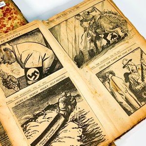 Dos Tomos de Caricaturas de la Segunda Guerra Mundial - imagen 3