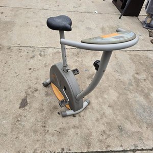 Bicicleta de Ejercicio Estática Gris y Naranja - imagen 5