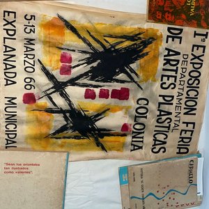 Afiche Primera Exposición Feria Departamental de Artes Plásticas Colonia 1966 - imagen 3