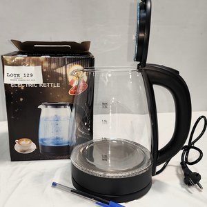 Jarra Eléctrica de Vidrio con Luces LED, Nueva en Caja - imagen 3