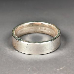 Anillo de Plata 925 Liso Talla 11 - imagen 4