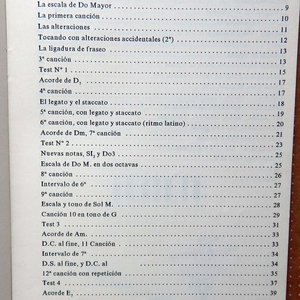 Dos Libros de Música: Método para Órgano y Canciones para Guitarra/Piano - imagen 5