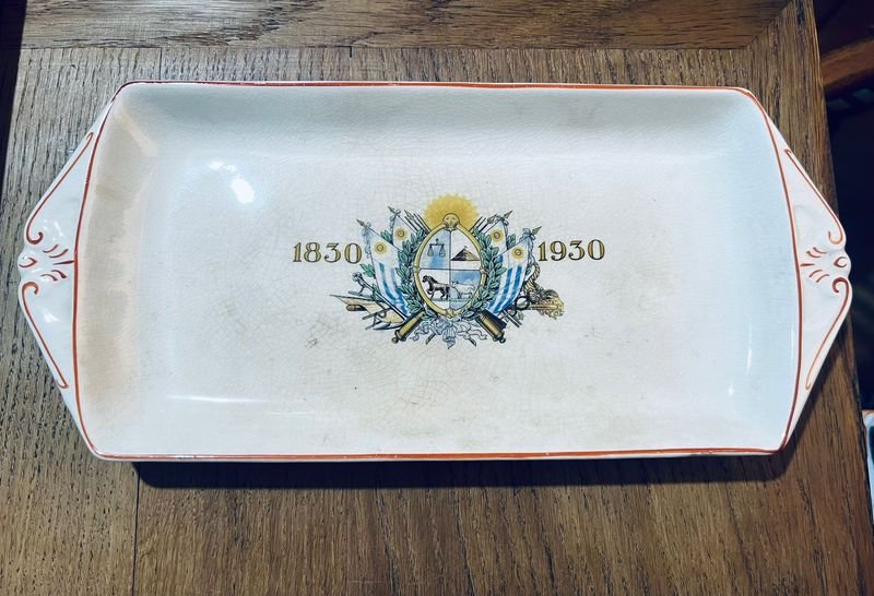 Fuente del Centenario 1830-1930: Porcelana Inglesa Sellada - imagen 3