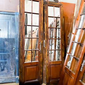Par de Hojas de Puerta Corrediza de Madera con Espejos - imagen 2