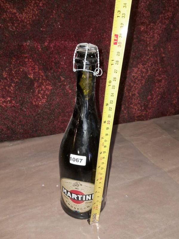 Botella de Martini Prosecco antigua - imagen 3