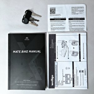 Bicicleta Eléctrica Plegable MATE.BIKE Beige 750W Nueva con Caja - imagen 6