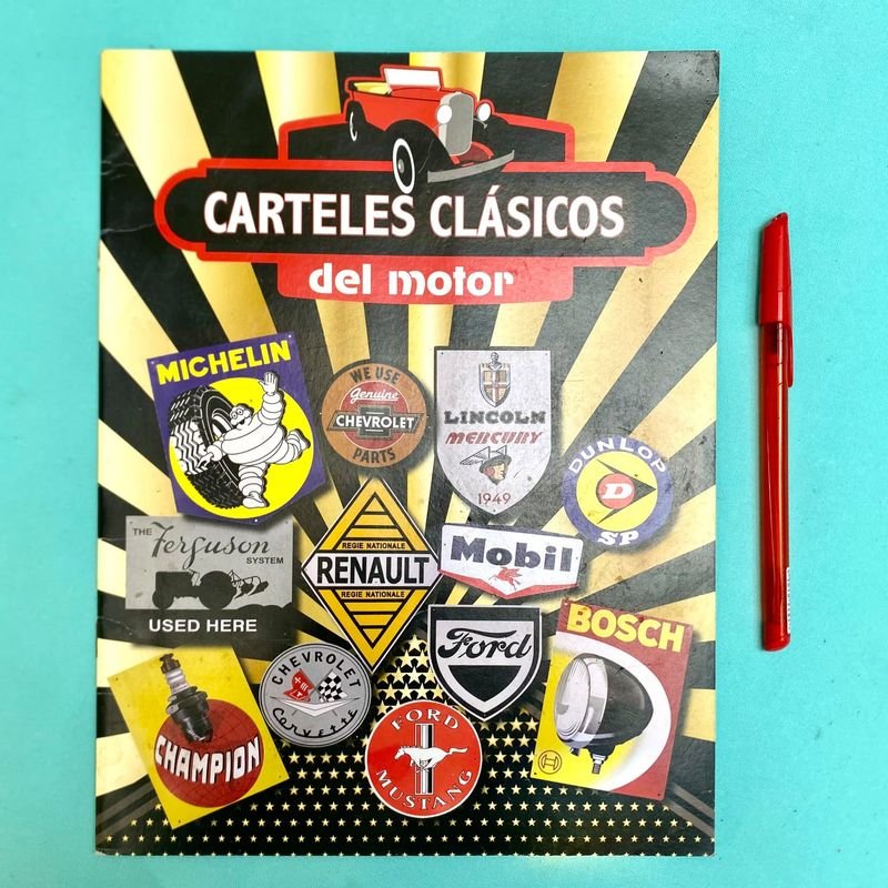 Álbum de Figuritas "Carteles Clásicos del Motor" de Luppa - Publicidad Automotriz Siglo XX
