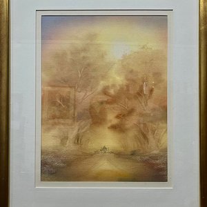 Lote siguiente: Obra de Arte "Brumas" de Wilmar López - Acuarela Certificada
