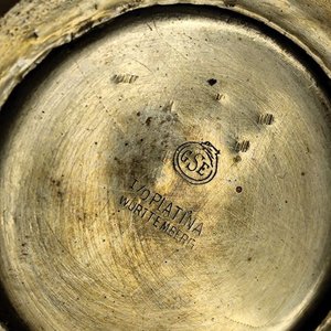 Jarra y Bandeja Antigua de Platería Sellada Sheffield - imagen 5