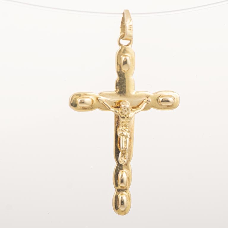 Crucifijo de Oro 18k con Cristo