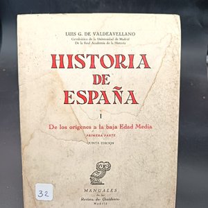 Lote anterior: Historia de España Tomo I - Luis G. de Valdeavellano
