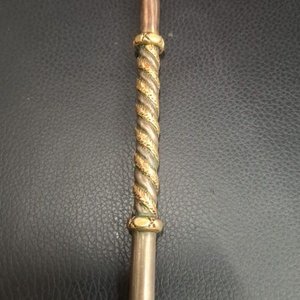 Bombilla para Mate Antigua con Detalles en Oro - imagen 4