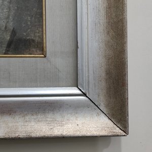Obra de Vicente Martín: Técnica Mixta sobre Papel con Marco Plateado - imagen 7