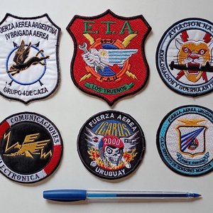 Lote anterior: Lote de 6 Parches de Aviación Militar: FAU y Otros Países