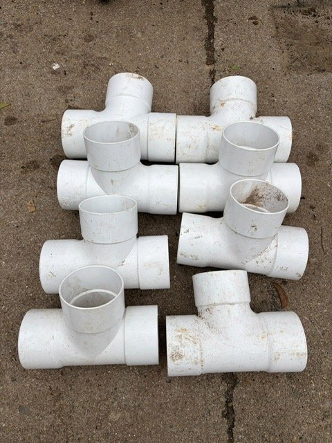8 Conectores PVC Tipo T Ramat Tigre - imagen 1