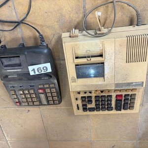 Lote de 2 Calculadoras con Impresora Casio y Sharp - imagen 3