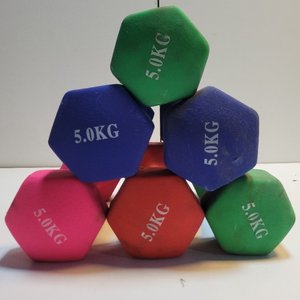 Set de 6 Mancuernas de 5 kg cada una - imagen 3