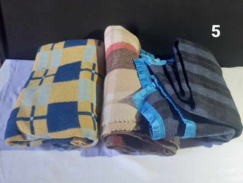 Frazadas de 2 plazas - Ropa de algodón y lana