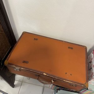 Maleta Vintage Marrón de Cuero Sintético - imagen 2