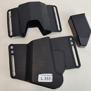 Lote siguiente: Funda, Porta Cargador y Porta Linterna Glock Originales