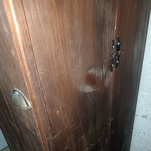 Biblioteca de Madera Maciza Doble Puerta - imagen 3