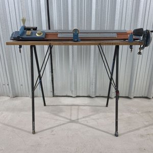 Máquina de Tejer Doméstica Azul MAGITEX con Base Rústica - imagen 2