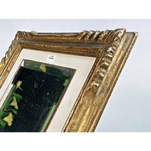 Espejo Rectangular Biselado con Marco Dorado y Manchas - imagen 4