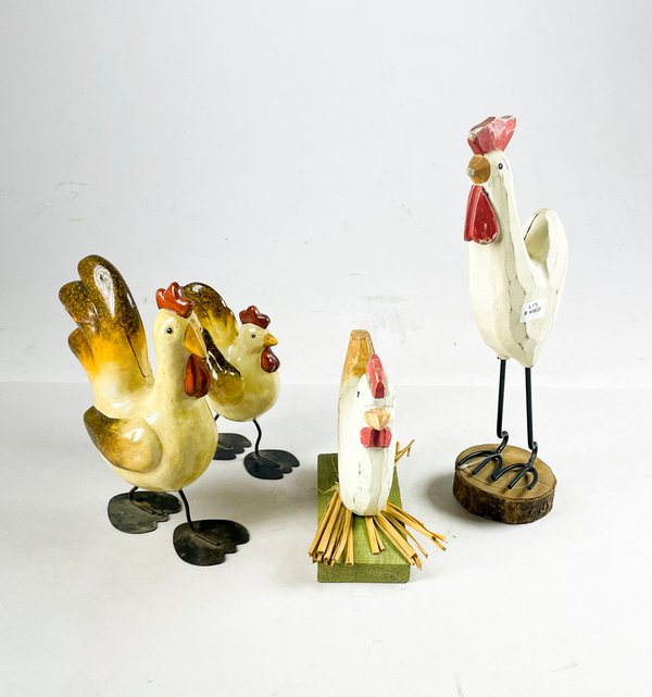 Lote anterior: Figuras de gallinas cerámicas decorativas