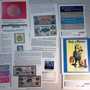 Lote de 14 Publicaciones Numismáticas Uruguayas: Numismania y Numismática - imagen 2
