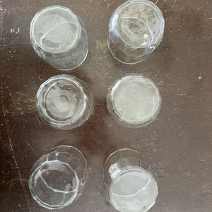 Juego de 6 Vasos de Vidrio con Cortes Geométricos - imagen 7