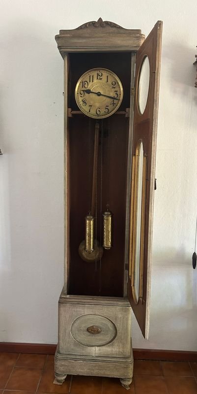 Reloj de Caja en Madera de Roble con Mecanismo Aleman - imagen 2