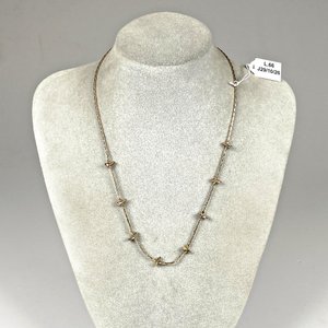 Cadena Enchapada Estilo Serpiente con Dijes Pequeños - 40 cm - imagen 2