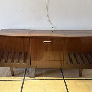Mueble Consola Radio-Tocadiscos Motorola Vintage Madera - imagen 3