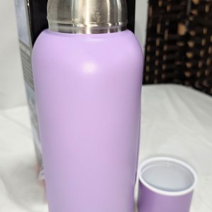 Termo Tipo Americano Violeta Doble Goma En Caja - imagen 2